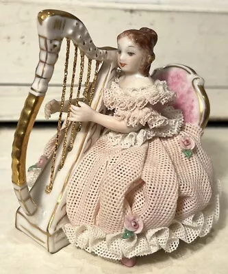 Buy Vintage Irish Dresden Celtic Melodie Christine Porcelain Figurine • 48.04£