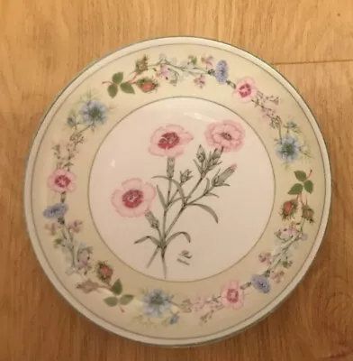Buy Aynsley Pink Dianthus Fine Bone China Wild Tudor Pattern Plate • 10£
