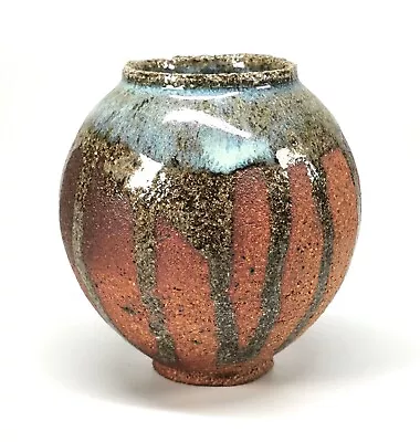 Buy Adam Buick Studio Pottery Stoneware Moon Jar With Drip Glaze RARELY AVAILABLE • 175£