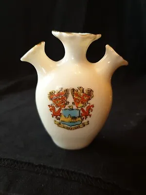Buy Gemma China Crested Ware Miniature Vase Llandudno • 3.50£