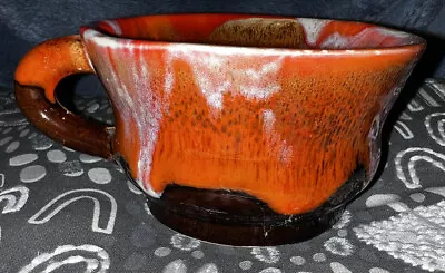 Buy Vallauris Pottery Mug, Drip Glazed, French, Tea, Coffee Ceramic • 25£