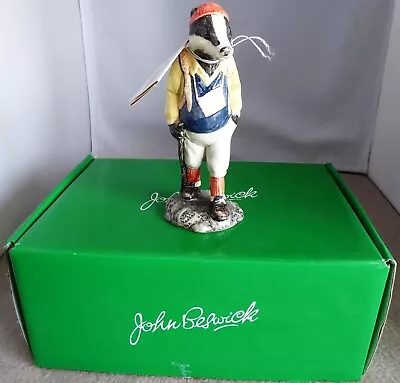 Buy John Beswick Hiker Badger  Country Folk 5.2  Figurine (boxed With Tags) • 12.99£