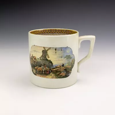 Buy Antique F. R. Pratt Pottery - Transfer Decorated Prattware Mug Tankard • 4.99£