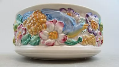 Buy Clarice Cliff - Newport Pottery Bowl -  My Garden  Floral Pattern - 23cm D • 44£
