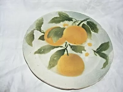 Buy Antique French St Clement Fruit Plate Oranges And Blossoms Majolica • 44.99£