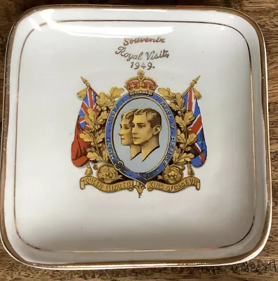 Buy Vintage George VI Royal Visit 1949 Butter Dish Lancaster & Sandland • 10£