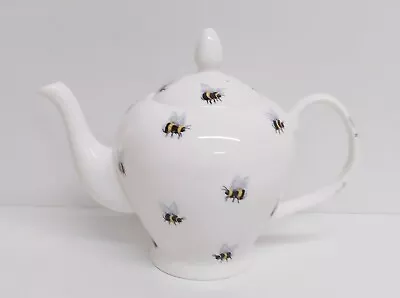 Buy Bees Tea Pot Large 45oz 1300ml Fine Bone China Bumblebee Hand Decorated UK • 42£