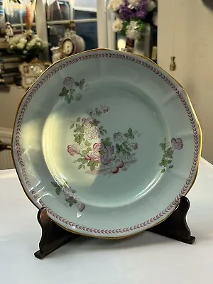 Buy Adams Calyx Ware - Mint Green, Floral Pattern Dinner Plate 25cm • 7£