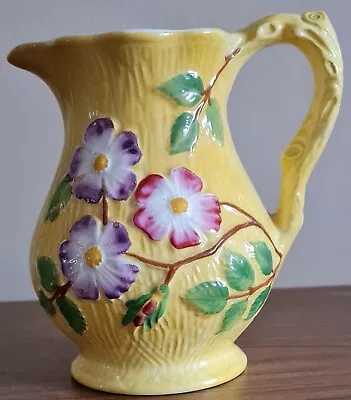 Buy Vintage James Kent Ltd Longton  Yellow Floral Vase 1120 Vgc • 15£