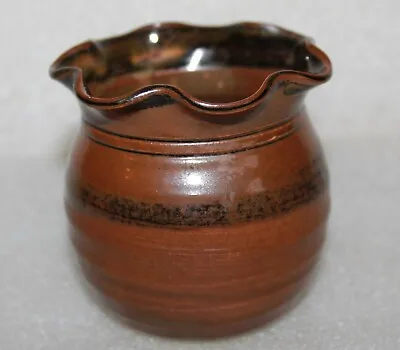 Buy Begelly Welsh Studio Pottery Tenmoku Glaze Vase • 2.50£
