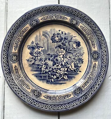 Buy Antique Transferware Blue Plate 10  Penoy PB & Company HTF • 66.40£