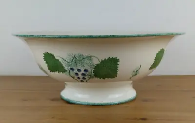 Buy Poole Pottery Vineyard Footed /Pedestal Hand Painted Serving Bowl • 30£
