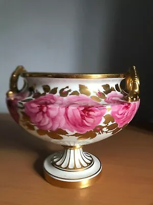 Buy Large Vintage Cauldon China Bowl Signed S. Pope Swansea Rose • 150£
