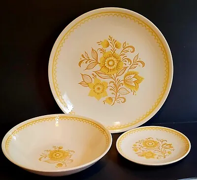 Buy Royal China USA Cavalier Ironstone Jubilee Serving Plate & Bowl And Side Plate • 31.30£