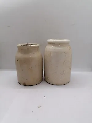 Buy 2 Old English Ironstone Stoneware Pots  • 11£