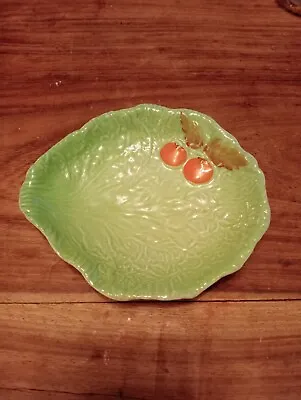 Buy Vintage Carltonware Hand Painted Tomato Leaf Trinket Dish • 10£