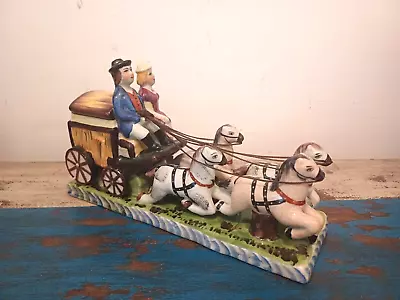 Buy Antique 1850s Staffordshire Ceramic Pony And Trap • 250£