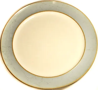 Buy 6 Denby-Langley Dinner Plates Grey Gray W/ Beige Brown Rim 11  England • 62.42£