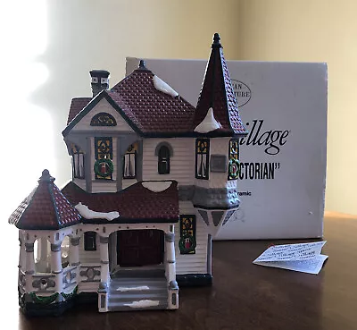 Buy Department 56 Snow Village Queen Ann Victorian Lighted Building Wire Not Includ. • 37.80£