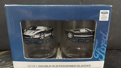 Buy Ford GT Glass Old Fashioned Glass Tumblers Licensed.  GT40.  • 23.98£
