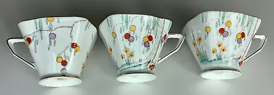 Buy Standard China Stuart Shape Art Nouveau Antique Cups X Three-Reg. No. 779749 • 5£