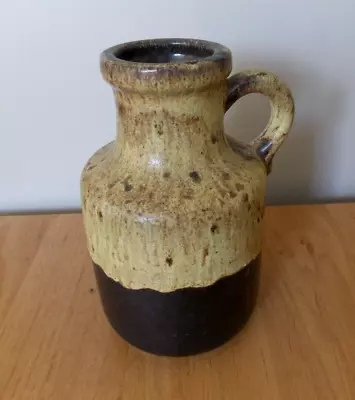 Buy Mid C 20th West German Pottery Jug Vase 474-16  16.5cm High 2 Tone Brown Glaze • 18£