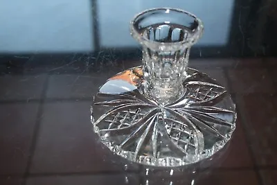 Buy Vintage Cut Glass Candle Stick • 5£