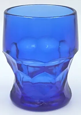 Buy Vintage Georgian Blue Cobalt Viking 3-1/4  Flat Juice Glass Elegant Glassware • 5.69£