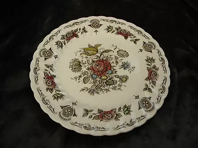 Buy Vintage Myott Bouquet Staffordshire Dinner Plate, 9 7/8 /WONDERFUL • 17.97£