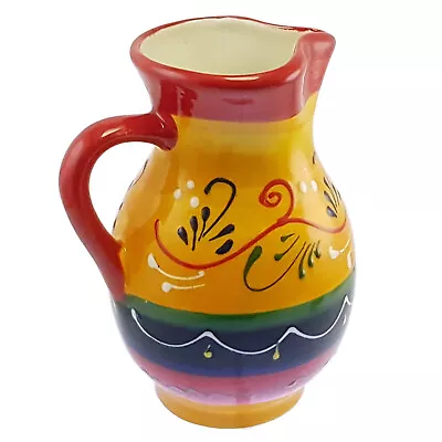 Buy Wine Jug 1.25 Litre 20 Cm X 14 Cm Traditional Spanish Handmade Ceramic Pottery • 19.99£