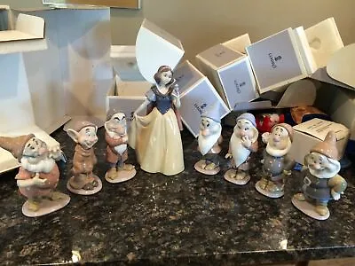 Buy Lladro  /disney Snow-white And Seven Dwarfs- Mint In Box **rare** • 2,363.34£