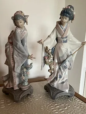Buy Two Lladro Chinese Figurine Statues • 400£