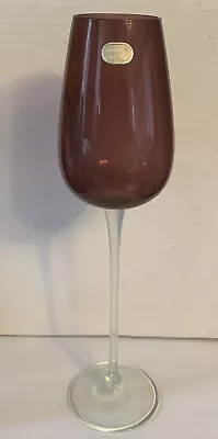 Buy Hand Blown Purple Art Nouveau Wine Glass 29.5 Cm “Mundgeblasen Handgeformi” • 21£