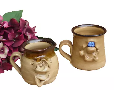 Buy UGLY Face Mug Jug Handmade Studio Pottery Welsh • 18.99£