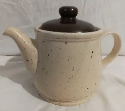Buy Sadler England Teapot, 1970, Beige & Brown Lid, Speckled Vintage • 9.99£