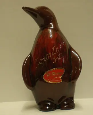 Buy Vintage McMastercraft Canada Flambé Penguin Figure (GR1) • 41.50£