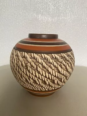 Buy Large Vintage 1950's Handarbeit West Germany Pot Vase • 17£