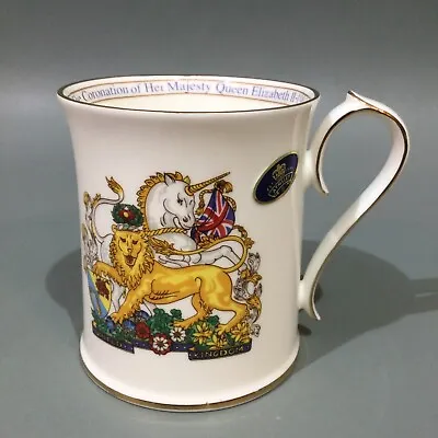 Buy Aynsley Bone China Mug  Anniversary Of The Coronation 1993 • 5.95£