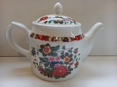 Buy Vintage Sadler Teapot Oriental Blossom Design Oval Shape 6 Cup Floral Teapot • 12£