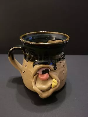 Buy Pretty Ugly Pottery Mug High Quality Handmade In Wales Official Purple Eyes • 9.99£