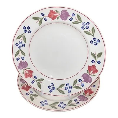 Buy Adams Old Colonial Two Lunch Breakfast Salad Plates 9” English Ironstone VGC • 18£