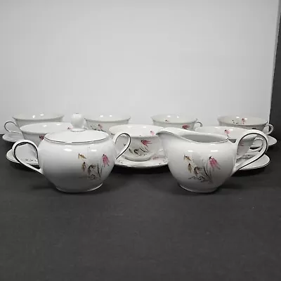 Buy Vtg 16p Royal Duchess Bavaria China Mountain Bell Tea Set Cups Saucers Pot • 76.76£