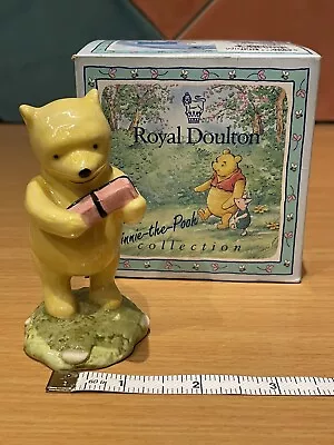 Buy Royal Doulton Winnie The Pooh Collection Winnie And The Present  WP 18 Boxed • 10£