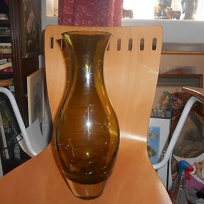 Buy Large Green ,elegant Royal Doulton Glass Vase • 18£