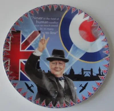 Buy JAMES SADLER Sir Winston Churchill Great Leaders Fine Bone China Plate •● • 14.99£