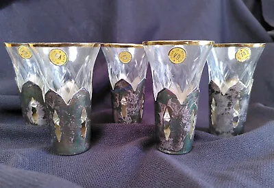 Buy Five Vintage Sherry Glasses - New Old Stock • 25£