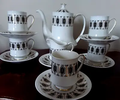 Buy Paragon English Fine Bone China Collection Symmetra Tea Coffee Set • 36£