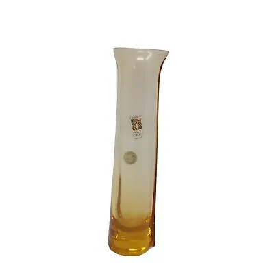 Buy Cristallerie Brown Amber Bud Vase Made In ITALY 9  MA V.I. Group MCM • 9.59£