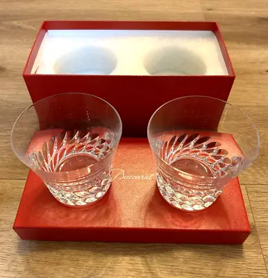 Buy Baccarat Glass Gloria Crystal Rock Glass Tumbler 2016 2 Pairs With Box New • 107.83£