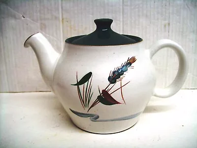 Buy Vintage DENBY Greenwheat Stoneware Teapot, 130mm Max Diameter And 110mm High • 7.99£